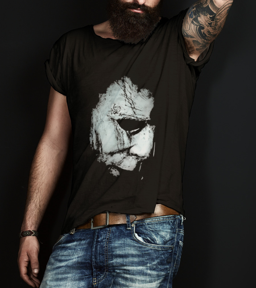 Michael Myers Mask Halloween Horror T-Shirt