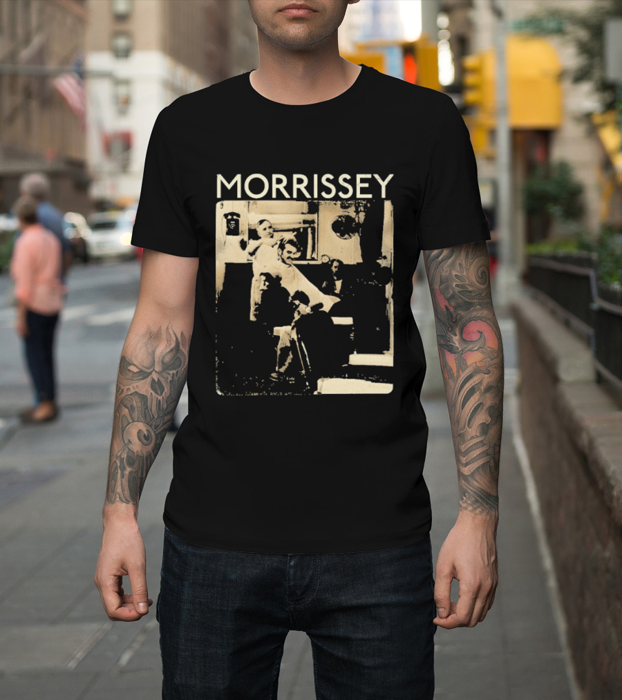 Morrissey Barbershop Scene 2026 Tour T-Shirt