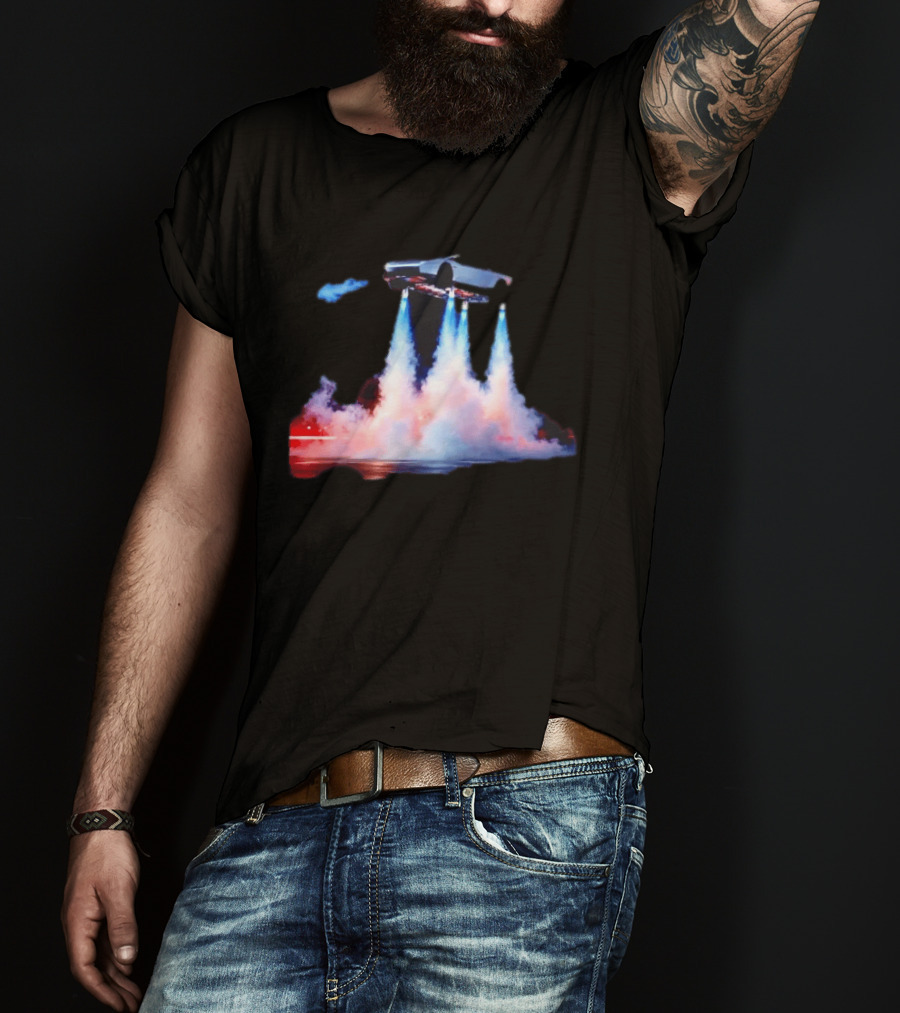 Tesla Flying Car Rocket Launch Innovation T-Shirt