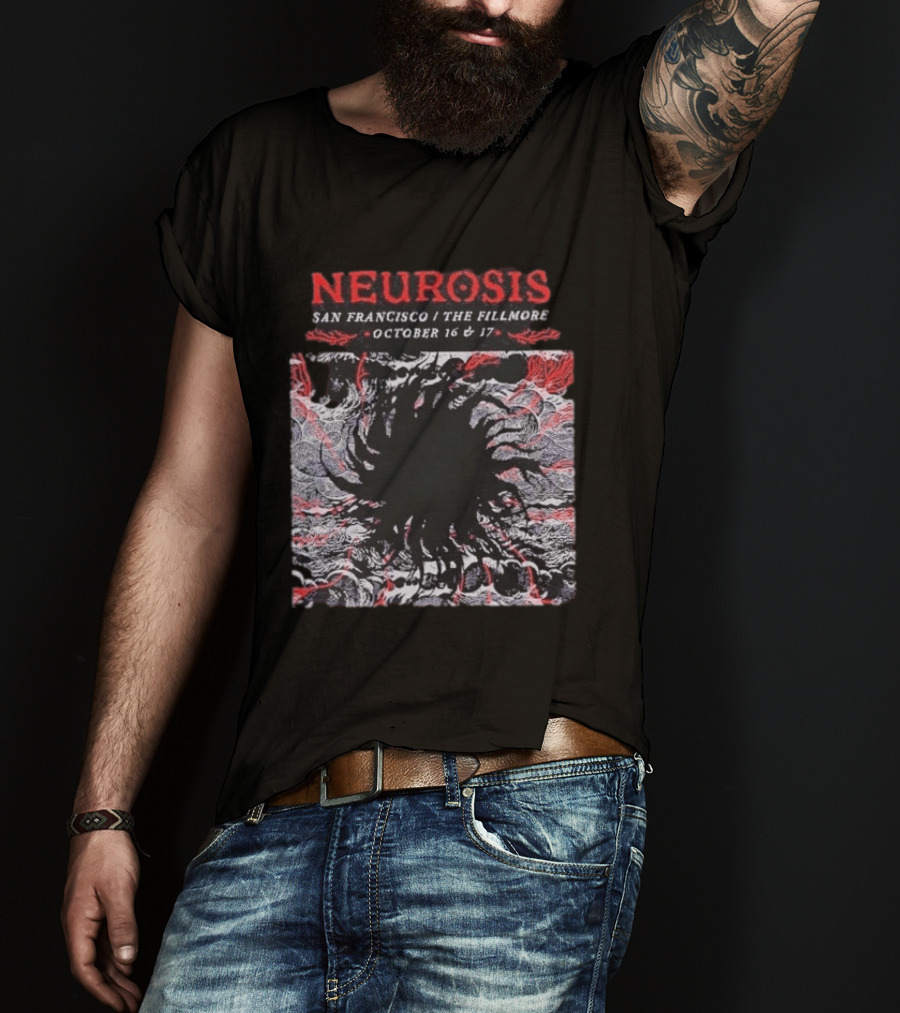 Neurosis San Francisco The Fillmore October 16 & 17 Concert T-Shirt