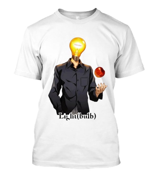 Yagami Raito Lightbulb Apple Interaction T-Shirt