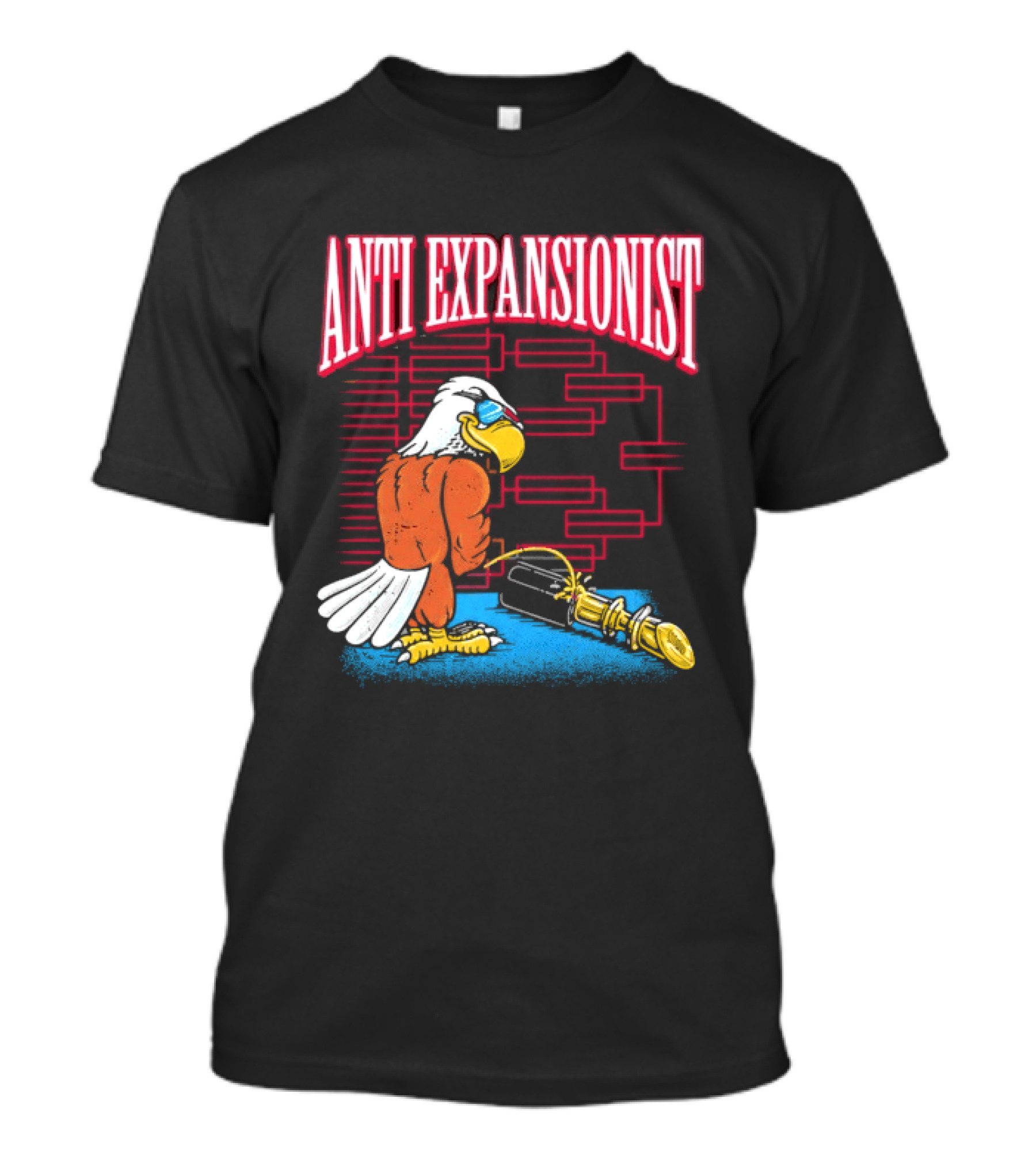 Anti Expansionist Eagle Peeing T-Shirt