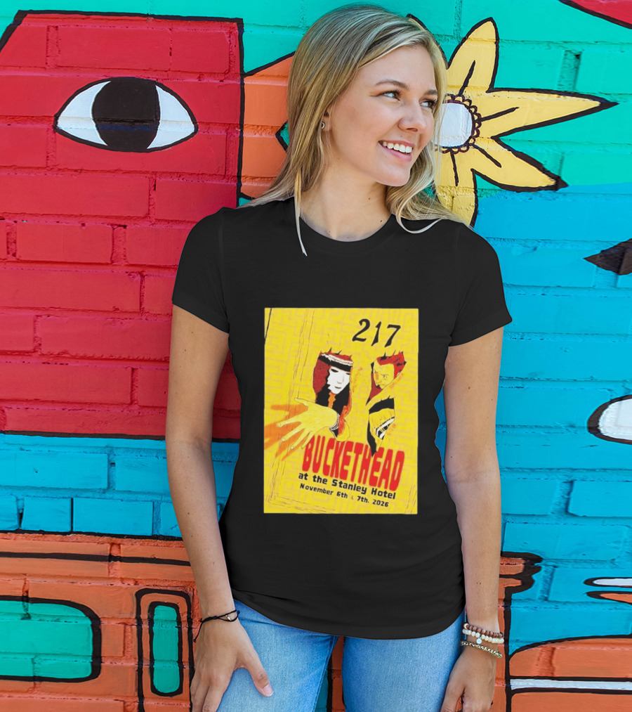 Buckethead 217 At The Stanley Hotel November 6th & 7th 2026 T-Shirt