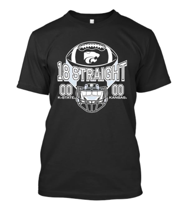 K State Wildcats Football 18 Straight Wins Over Kansas Jayhawks T-Shirt