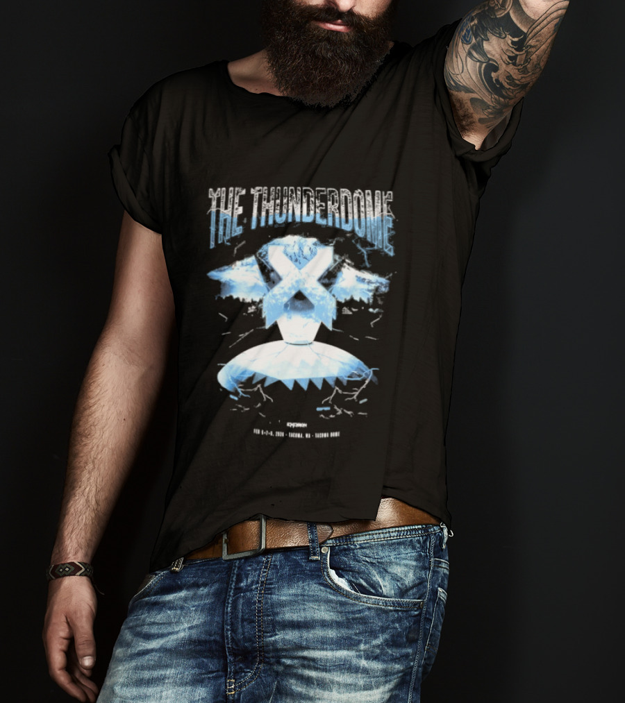 Excision The Thunderdome 2026 Ice Mountain X Lightning Event Dates 12 January 14 January Tacoma Dome T-Shirt