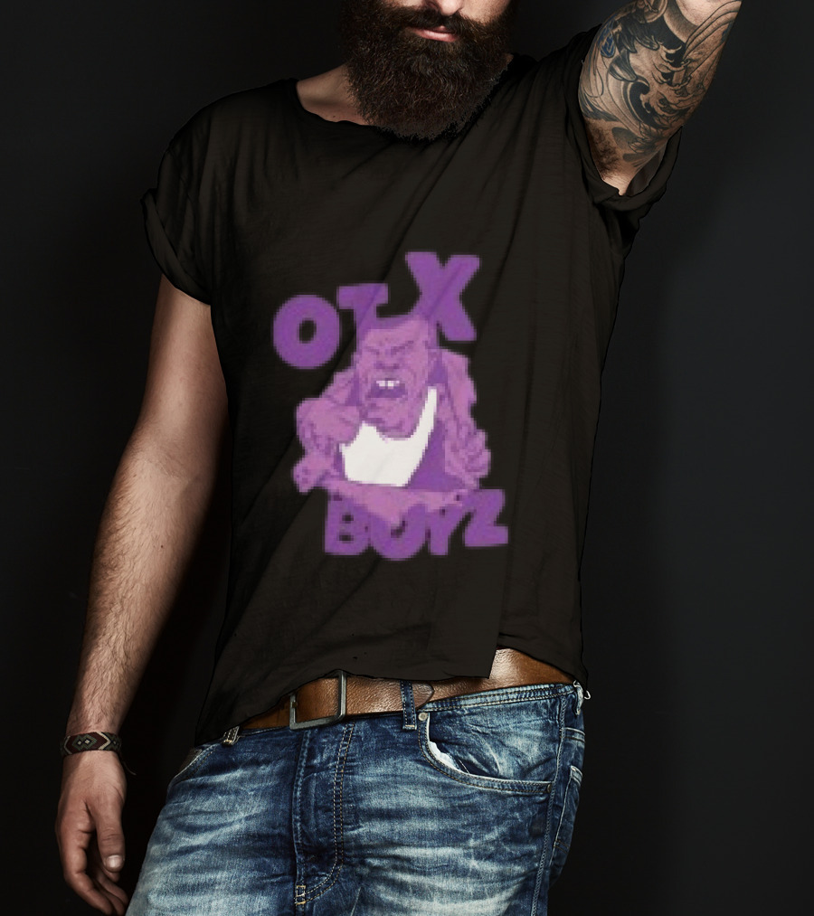 OTX Boyz Purple Character Geezy World Store Breakout T-Shirt