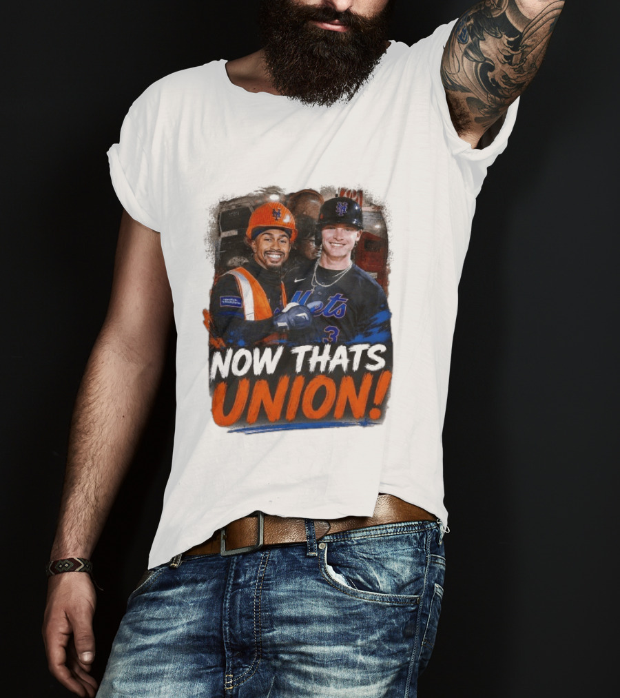 Francisco Lindor Carson Benge New York Mets Now Thats Union T-Shirt