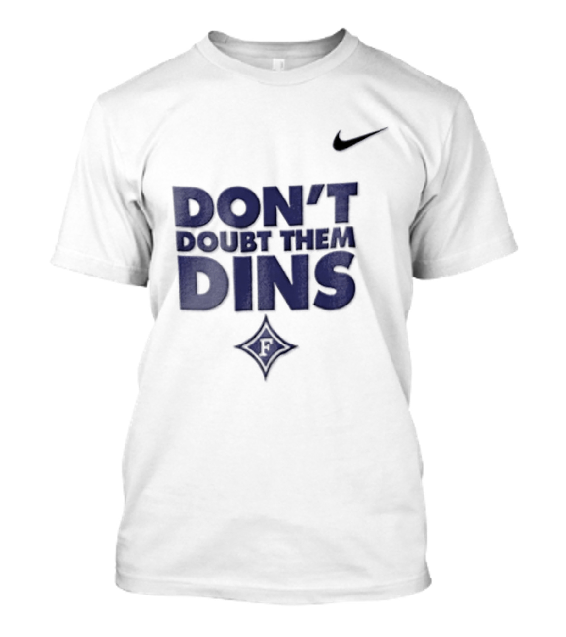 Nike Don't Doubt Them Dins Furman Paladins Purple Diamond T-Shirt