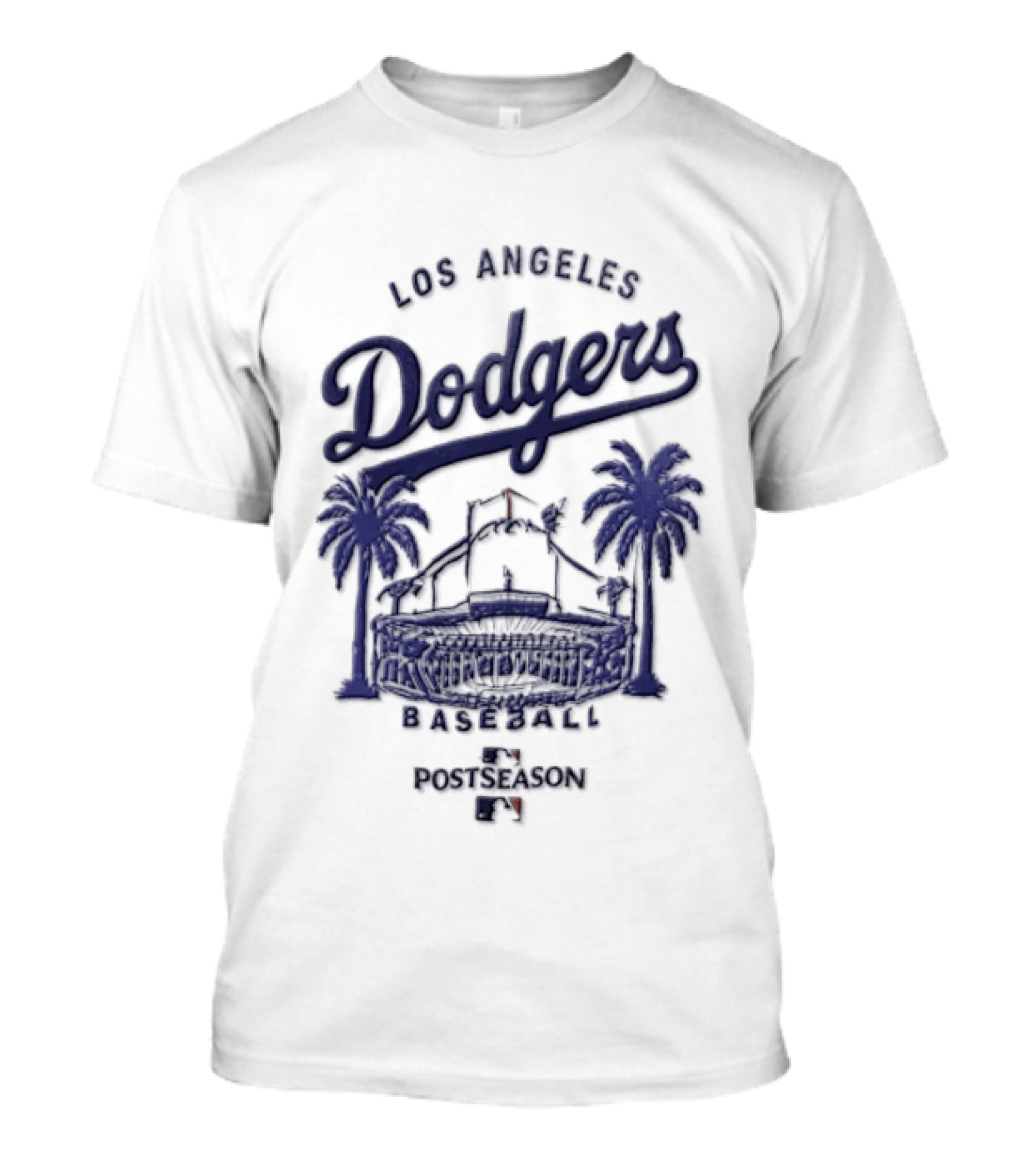 Los Angeles Dodgers Stadium Palm Trees Baseball Summer Forever T-Shirt