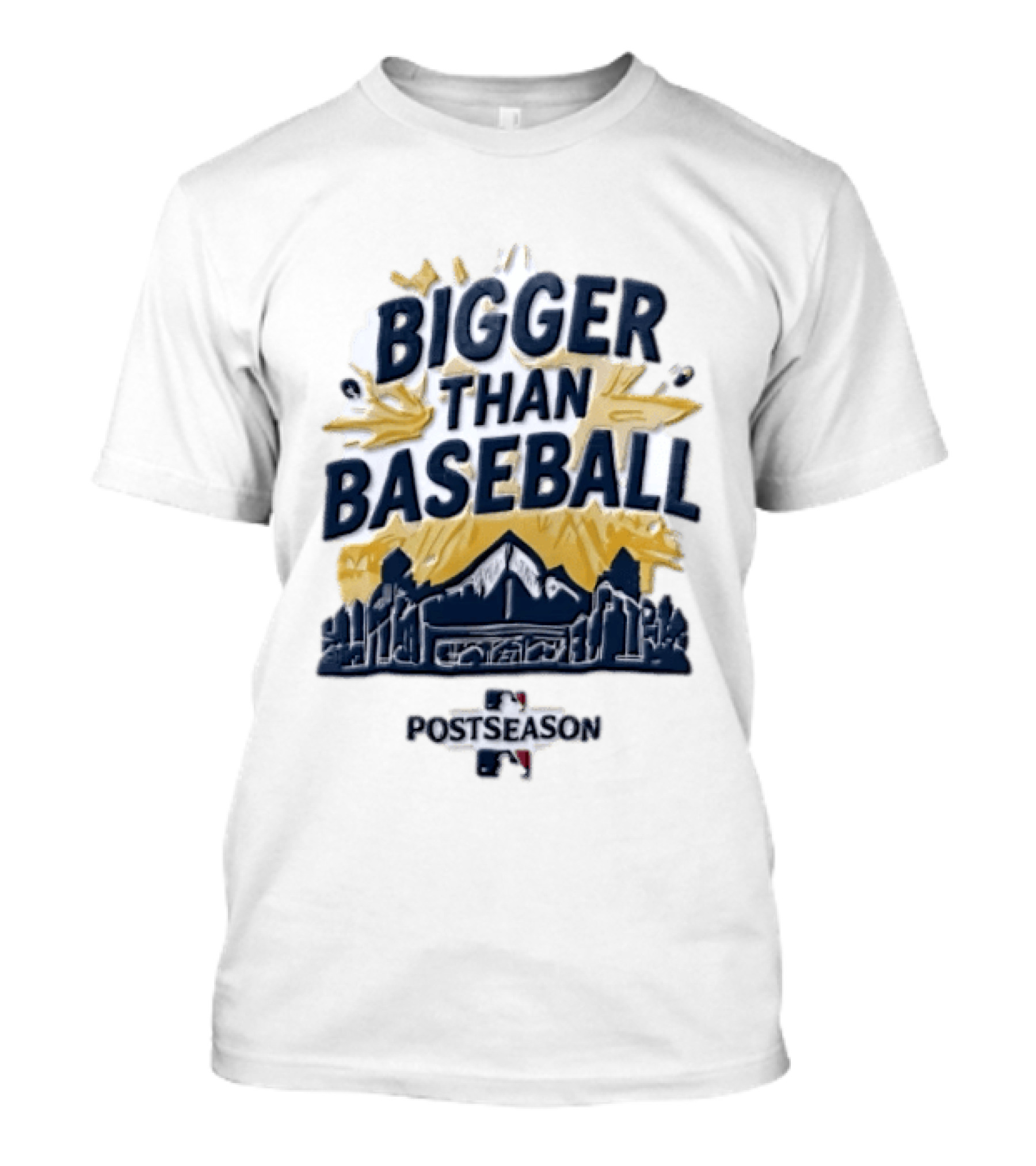 Milwaukee Brewers Bigger Than Baseball Postseason T-Shirt