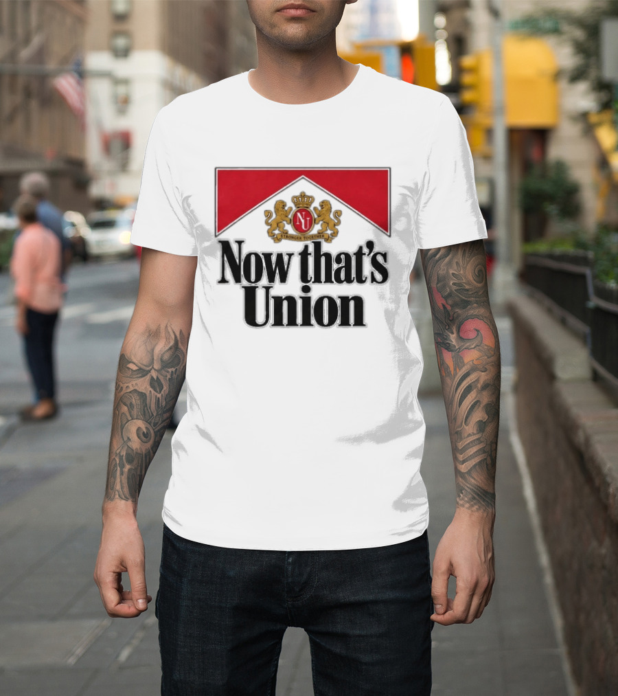 Now That's Union Stronger Together NU Lions Crest T-Shirt