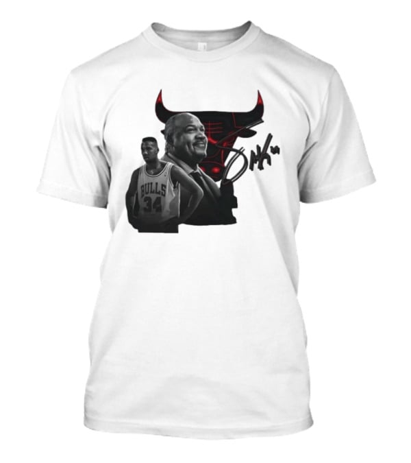 Stacey King Chicago Bulls Legend 34 Bulls T-Shirt