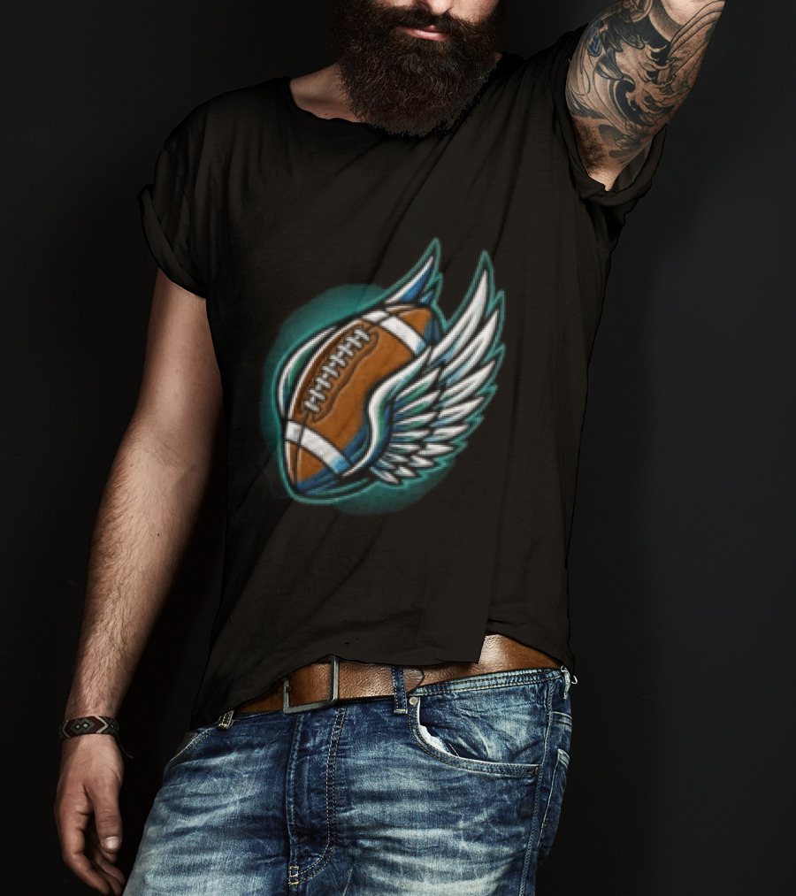 Tennessee Titans Wings Of Victory Eagle Football Lightning Stadium T-Shirt