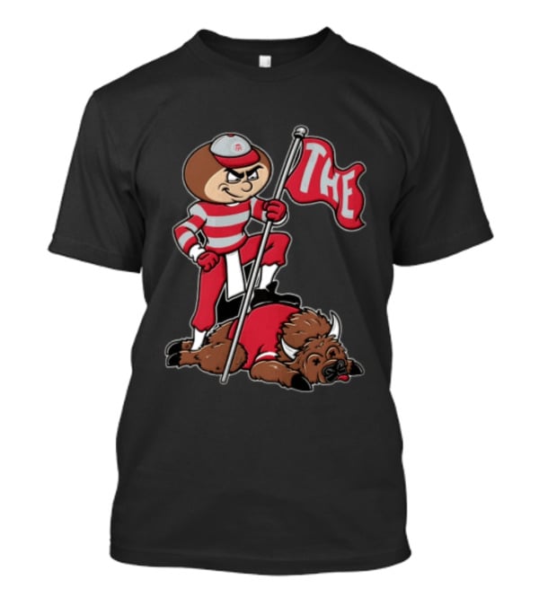 Ohio State Buckeyes Brutus Flag Rivalry T-Shirt