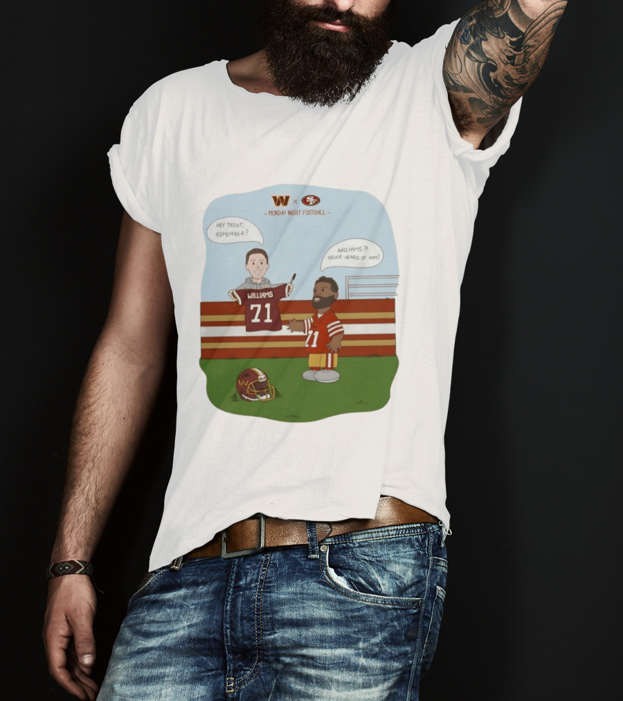 Monday Night Football Williams 71 Washington Vs 49ers T-Shirt