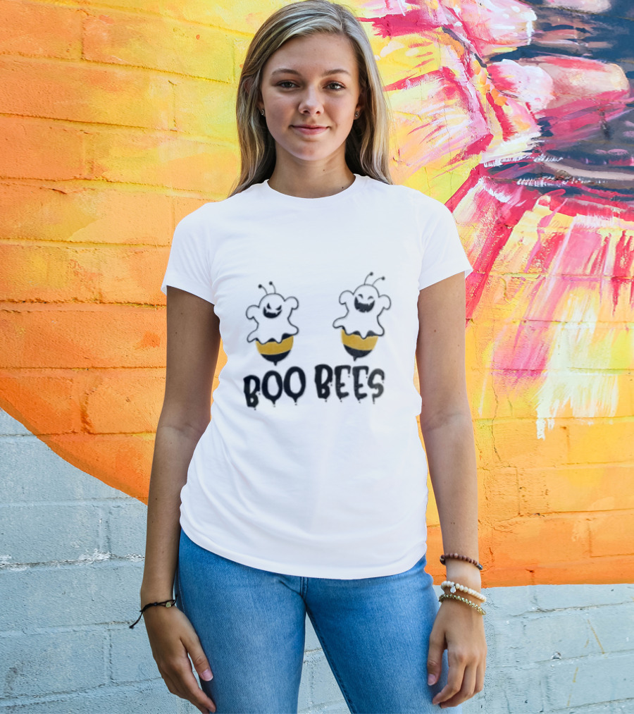 BOO Bees Halloween Ghost Bees Joke T-Shirt