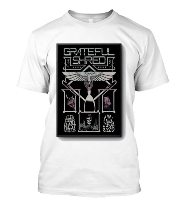 Grateful Shred Live At Park West Chicago IL Nov 14 2026 Concert T-Shirt