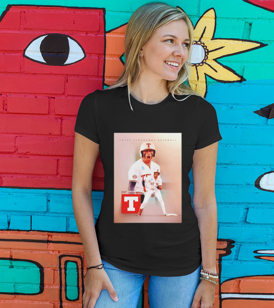 Adrian Rodriguez INF Texas Longhorns Baseball Team T-Shirt