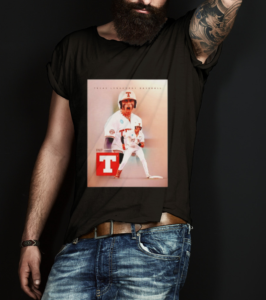 Adrian Rodriguez INF Texas Longhorns Baseball Team T-Shirt