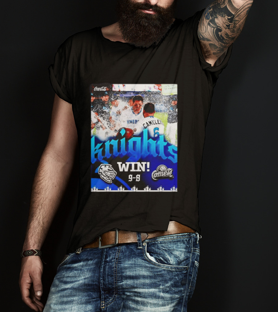 Knights Win 9 8 Against Comets Baseball Celebration T-Shirt