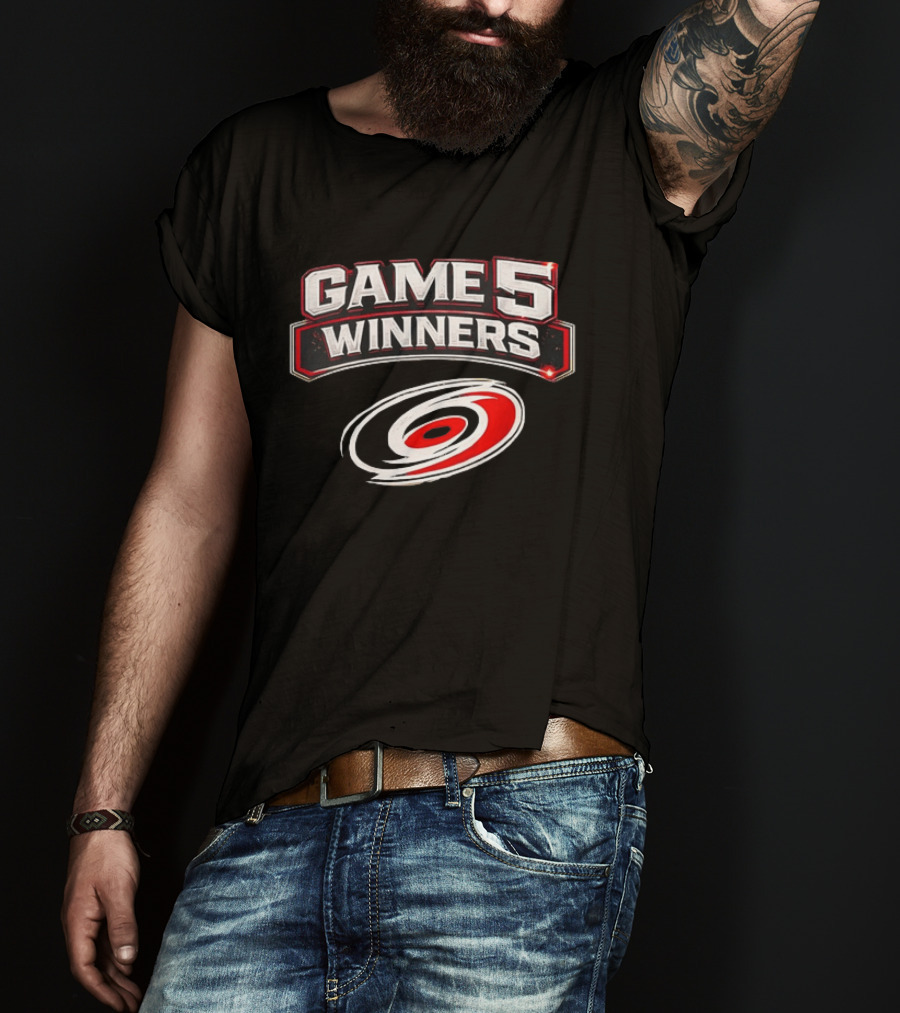 Carolina Hurricanes Game 5 Winners Celebration T-Shirt