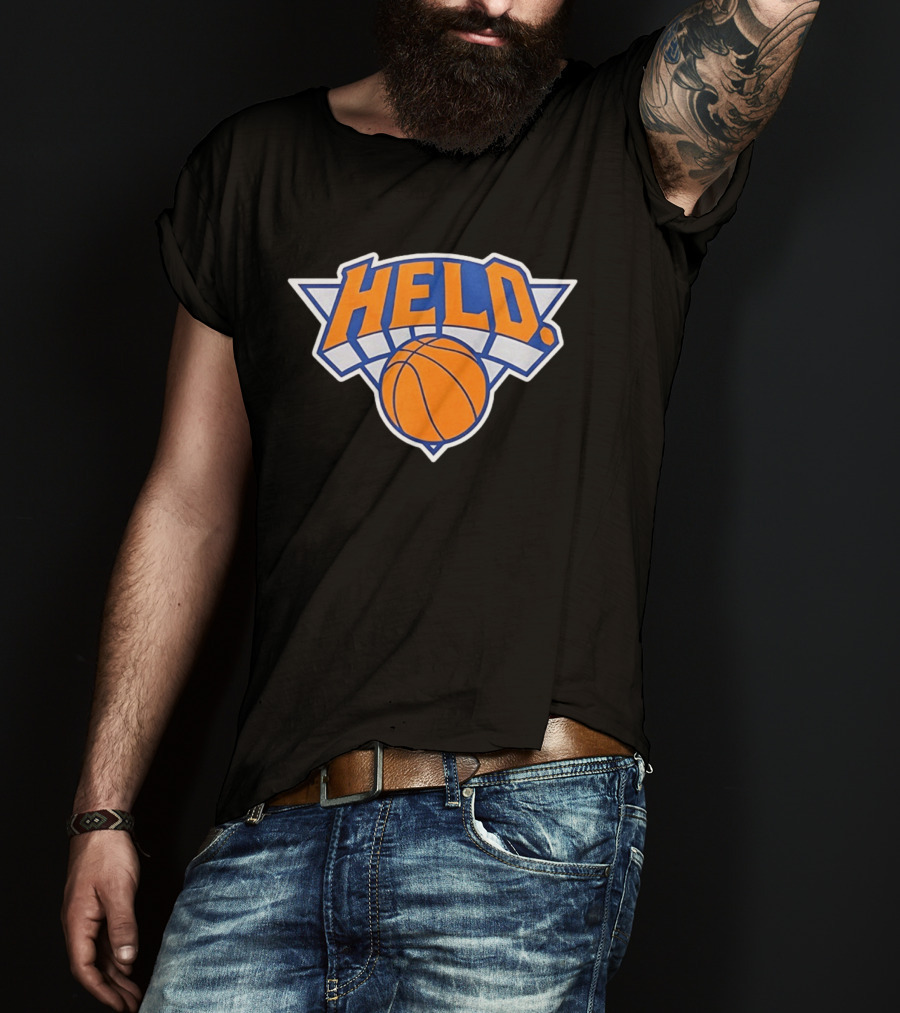 New York Knicks HELD Basketball Team T-Shirt