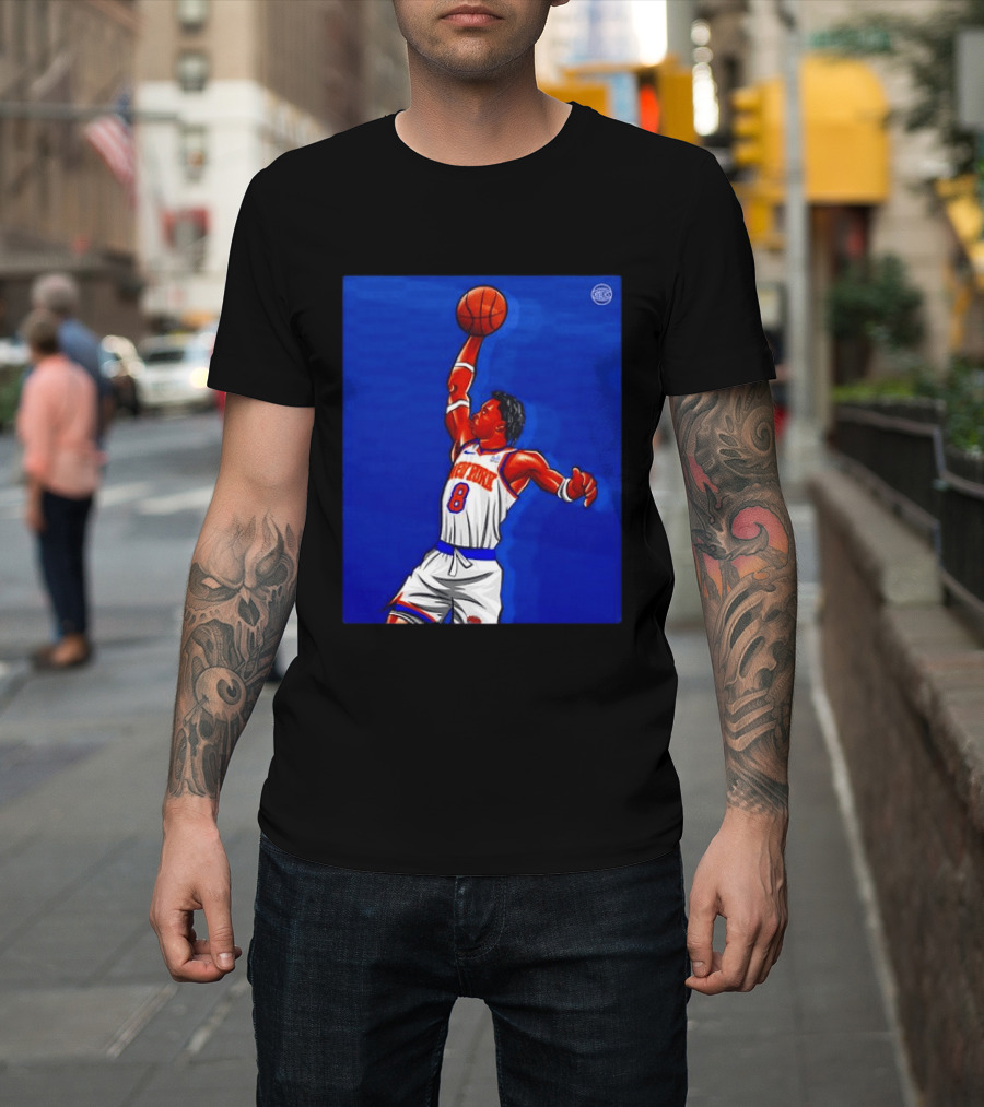 OG Anunoby New York Knicks Dunk Action Moment 8 Jersey T-Shirt