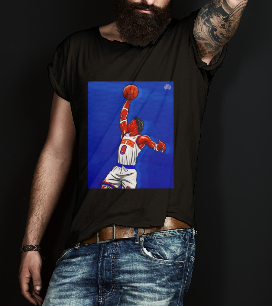 OG Anunoby New York Knicks Dunk Action Moment 8 Jersey T-Shirt