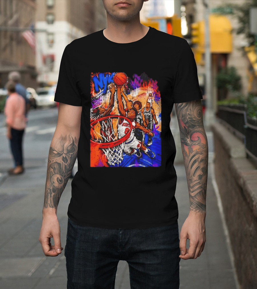 OG Anunoby New York Knicks NYK Basketball Art NBA T-Shirt