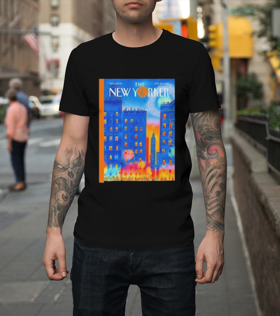 Pierre Emmanuel Lyet The New Yorker June 12 2023 Basketball Art Cover T-Shirt