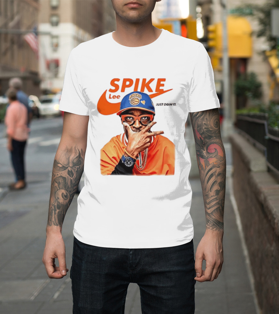 Spike Lee Knicks New York JUST DOIN IT T-Shirt