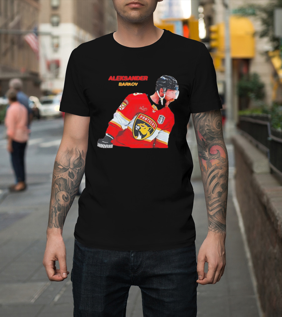 Aleksander Barkov Number 16 Florida Panthers Red Hockey Jersey T-Shirt
