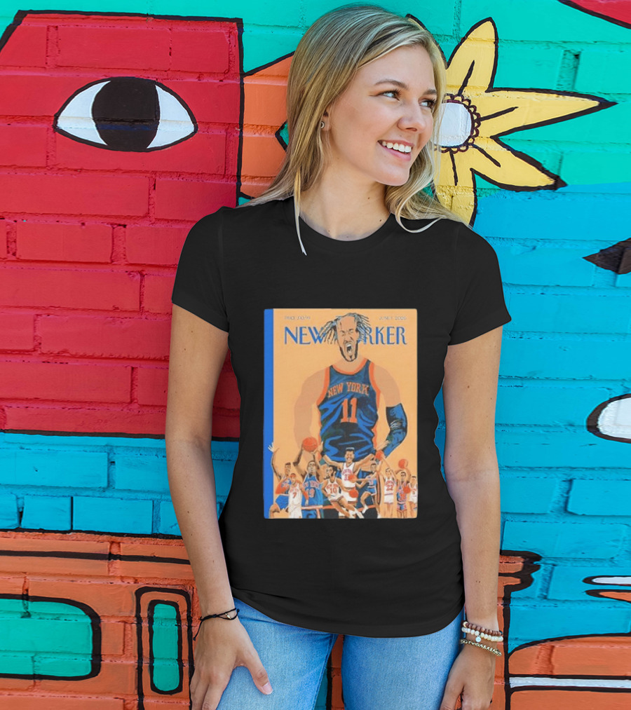 Jalen Brunson New York Knicks June 2026 New Yorker Edition Featuring Basketball Highlights T-Shirt