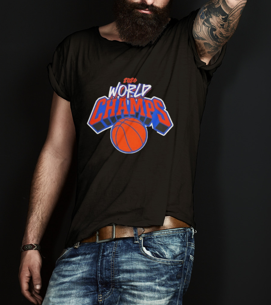 2026 World Champs New York Knicks Basketball T-Shirt