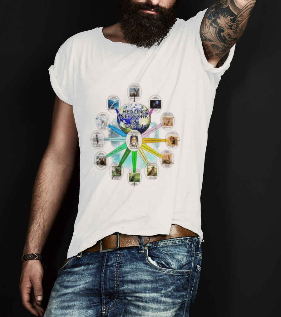 Healing Network Of Earth Spiritual Connections T-Shirt
