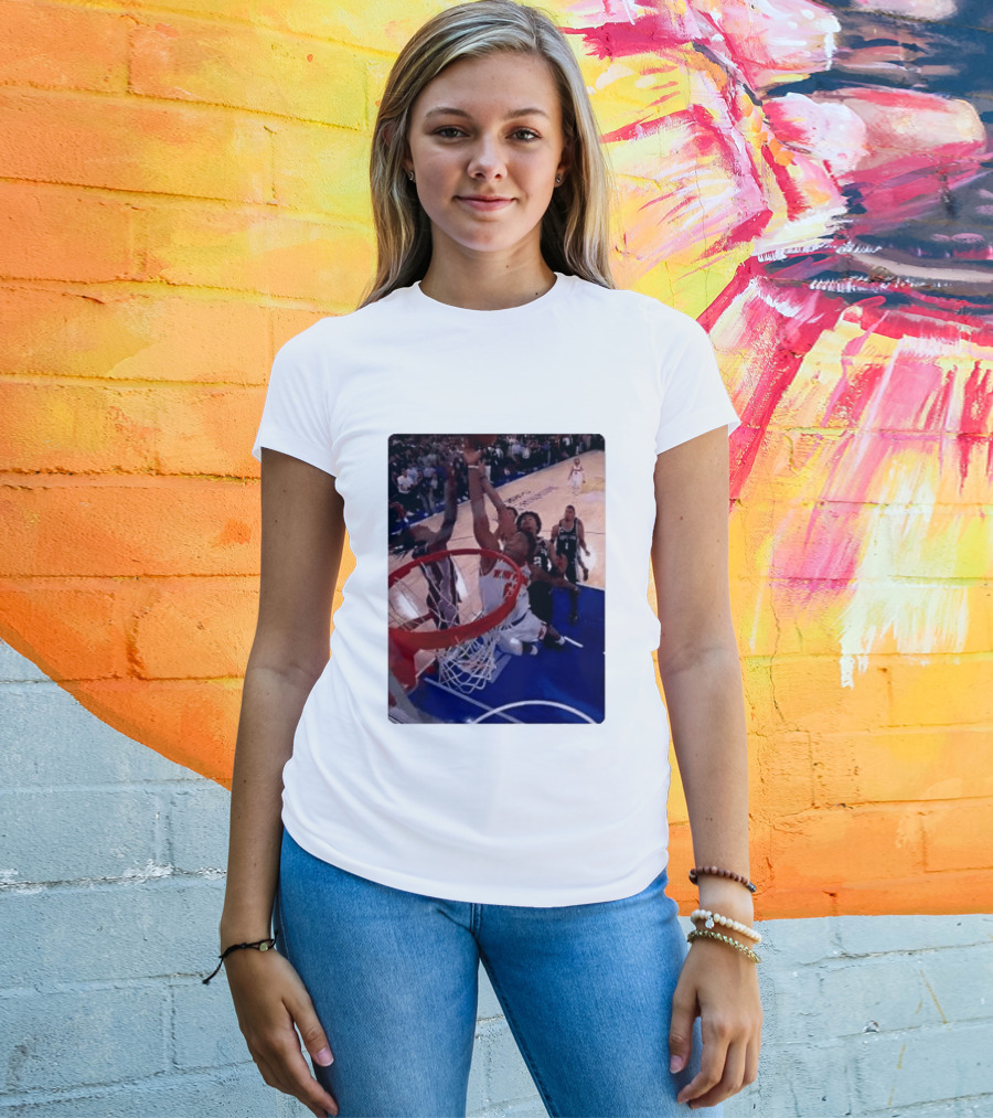 OG Anunoby Laocoon Knicks Game 4 Basketball Moment T-Shirt