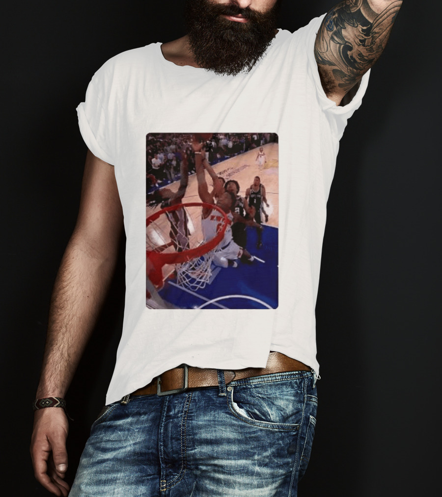 OG Anunoby Laocoon Knicks Game 4 Basketball Moment T-Shirt