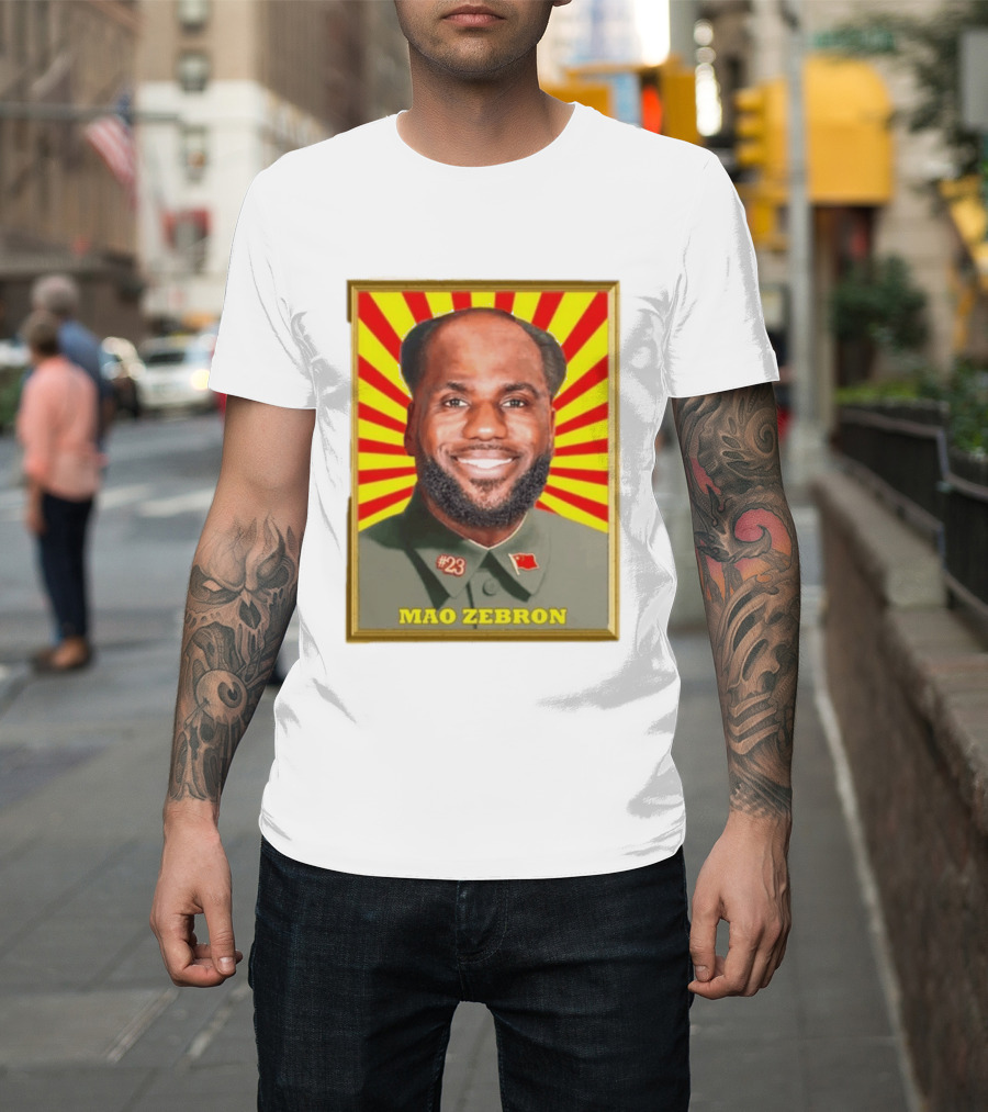 Mao Zebron #23 Lebron James Meme T-Shirt