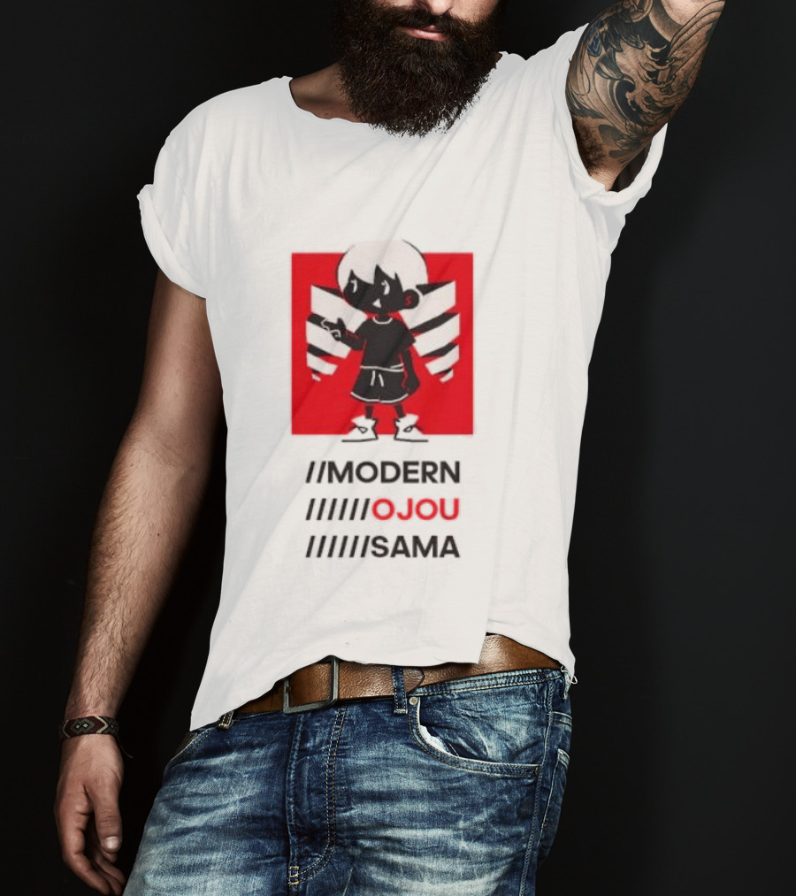 Modern Ojou Sama Character With Bold Hairstyle And Attitude T-Shirt
