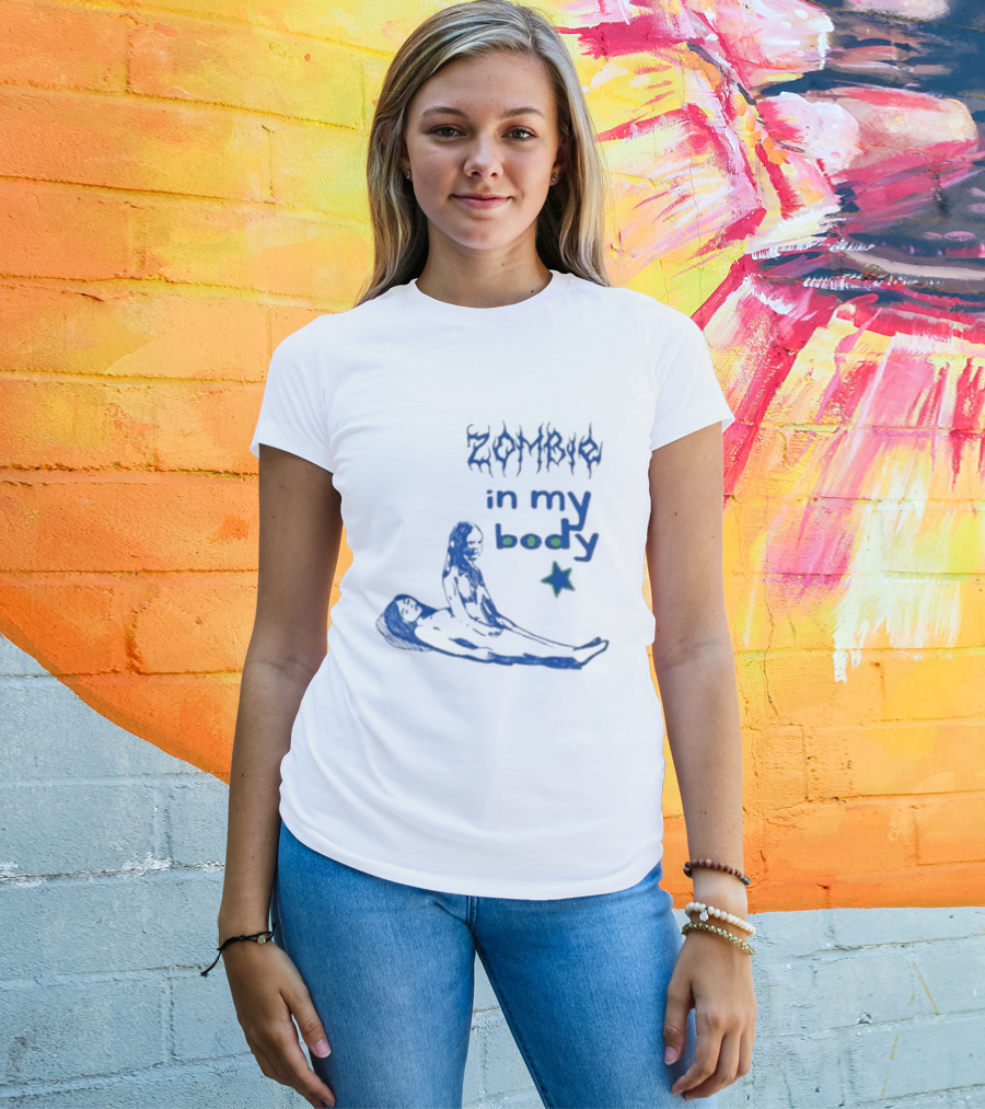Olivia Rodrigo Zombie In My Body Blue Sketchy T-Shirt