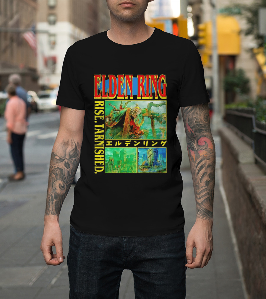 Elden Ring Godrick The Grafted Rise Tarnished Japanese T-Shirt