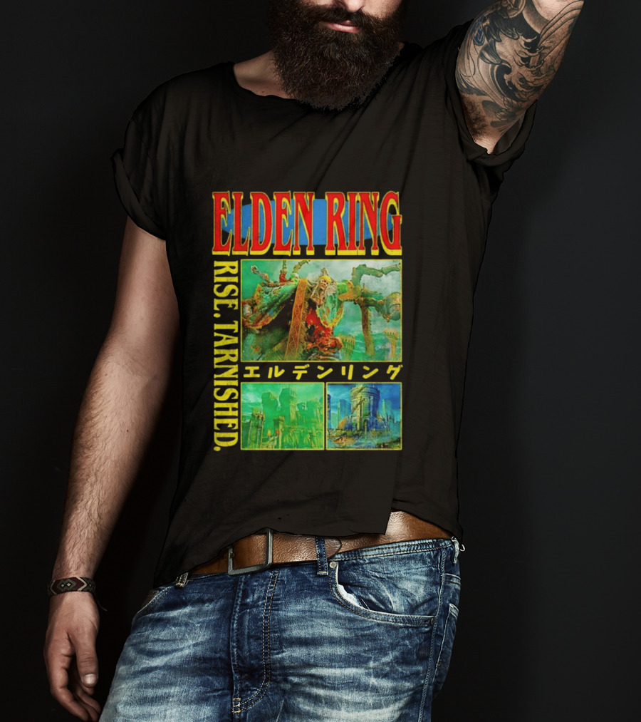 Elden Ring Godrick The Grafted Rise Tarnished Japanese T-Shirt