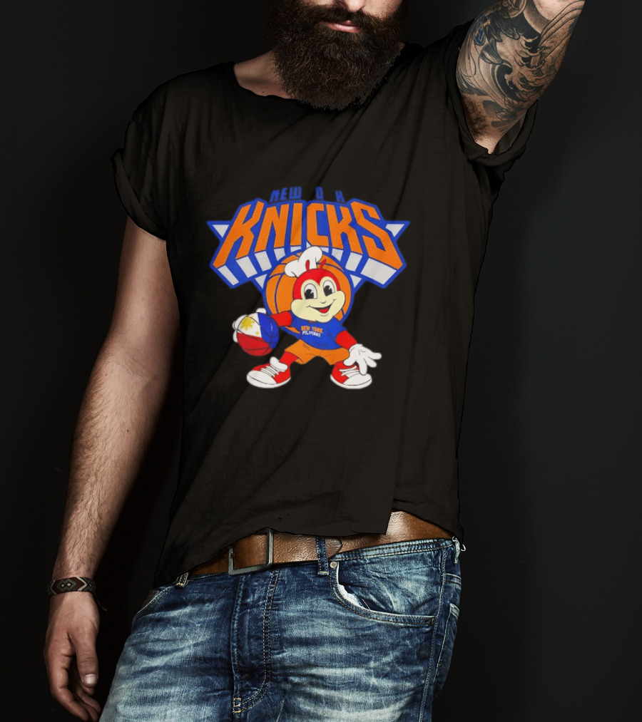 Jollibee New York Pilipinas Knicks Basketball T-Shirt