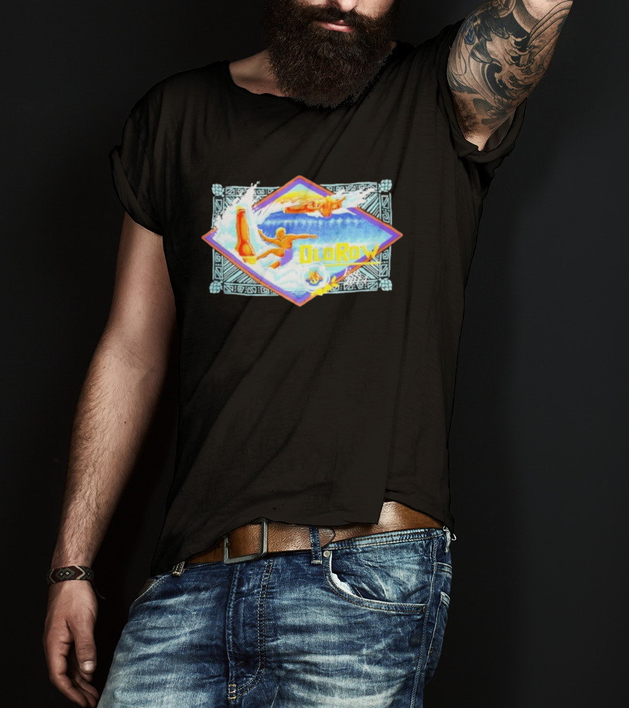 Old Row Surfing Beer Bottle Wave Coastal Beach Life Ocean 2014 T-Shirt