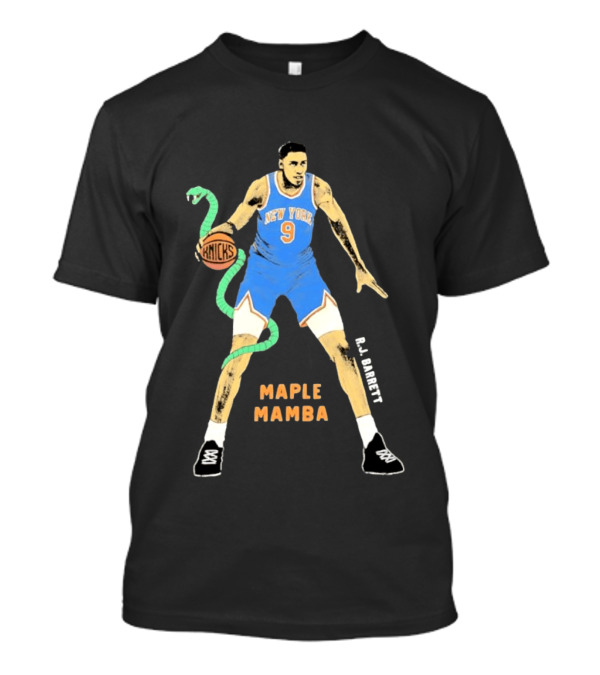 R.J. Barrett Knicks Maple Mamba Basketball Snake 9 T-Shirt