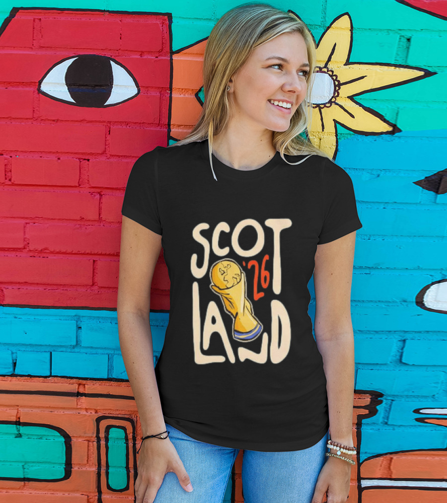 Scotland 2026 Trophy Cup Celebration T-Shirt