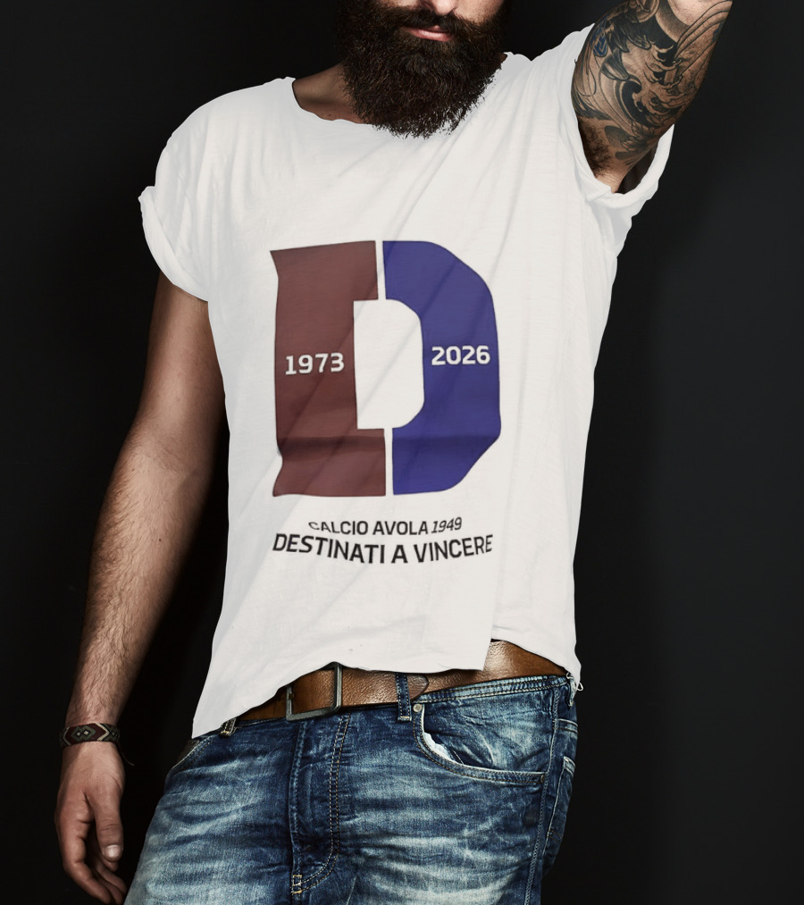 Calcio Avola 1949 Destinati A Vincere 1973 2026 T-Shirt