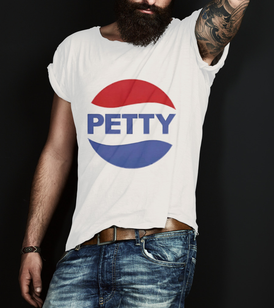 PETTY Pepsi Parody Red Blue T-Shirt