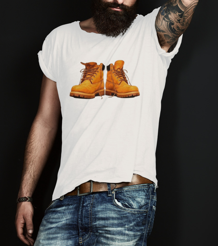 New York Forever Timberland Style Boots T-Shirt