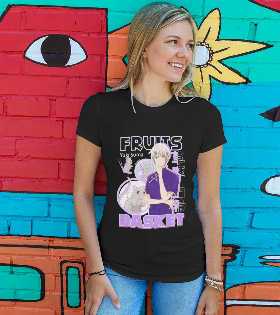 Fruits Basket Yuki Soma Kanji Mouse Transformation T-Shirt
